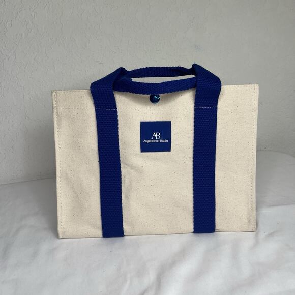 Augustinus Bader Canvas Tote Bag NWOT versatile classic, casual, spacious, beach - Picture 1 of 6